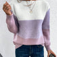 Colorblock-Pullover – Moderner Stil mit mühelosem Komfort