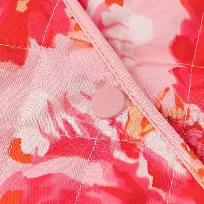 Rosa Steppjacke - Taytum