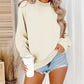 Damen Lässig Winter Sweatshirt | Rundhalsausschnitt