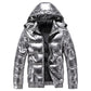 Stylische Herren Daunen Jacke mit Kapuze | Winter