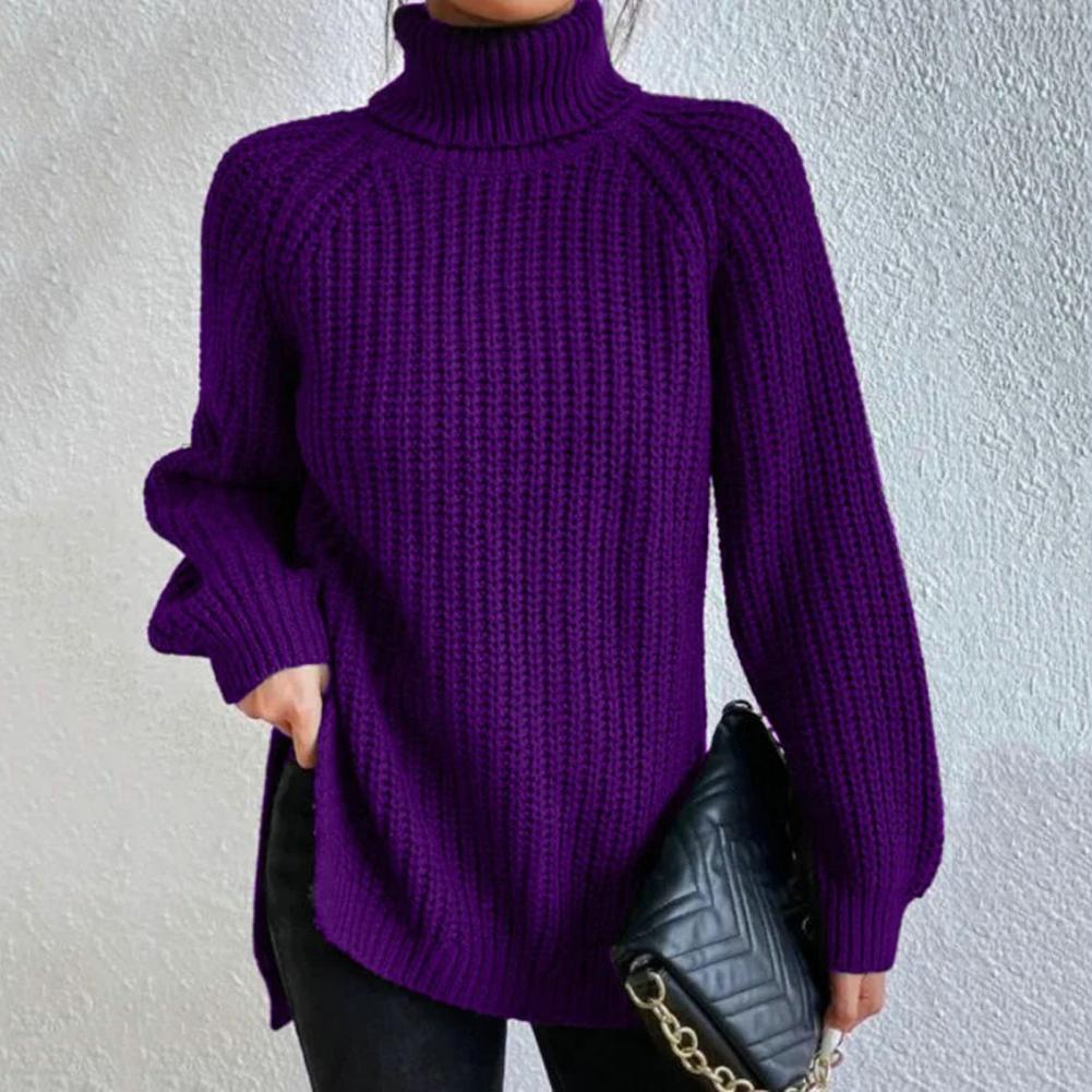 VERONIKA - Eleganter Rollkragenpullover