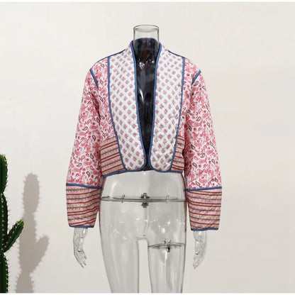 Costanza - Wendewindjacke mit Boho-Print