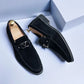 Herrenloafer aus handgefertigtem Wildleder