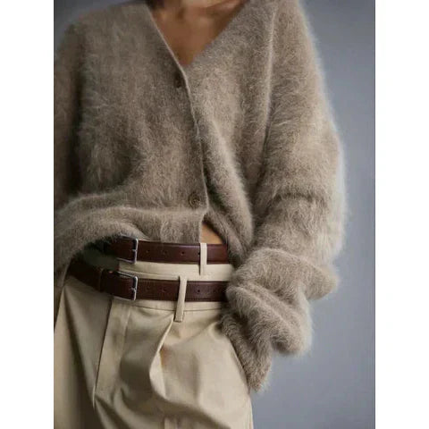 Cardigan mit Knöpfen – Sanfte Eleganz mit entspannter Raffinesse