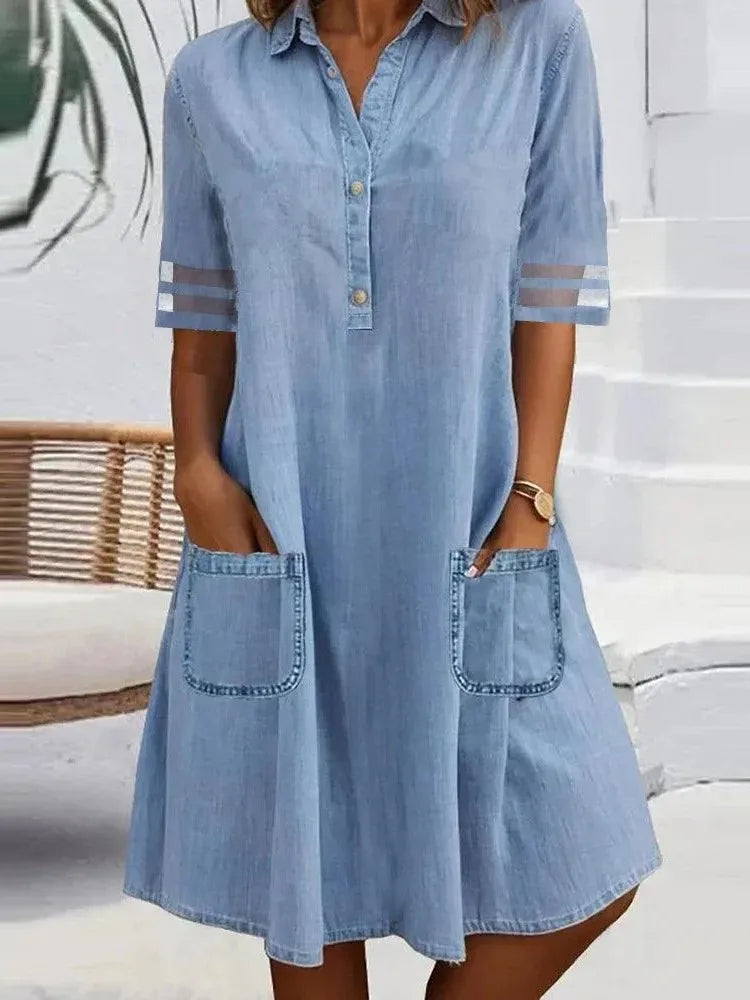 Sofia Denim-Kleid