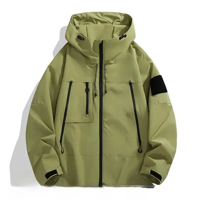 Modische Softshell Jacke für Herren | Mit Kapuze