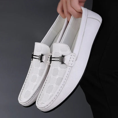 Italienischer Herrenloafer aus echtem Leder