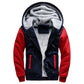 Herren Fleece Steppjacke | Mit Kapuze