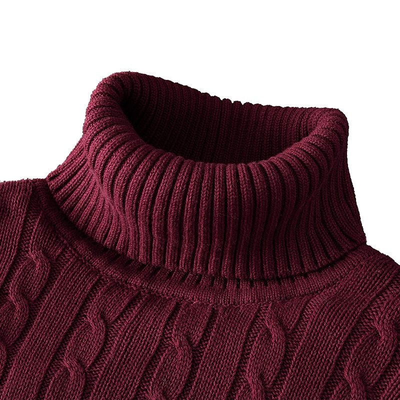 Klaus – Warmer Rollkragenpullover für Herren