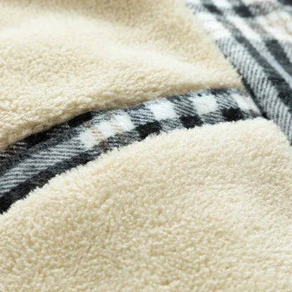 Kapuzenjacke mit Karomuster für Herren - Finn