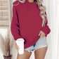 Damen Lässig Winter Sweatshirt | Rundhalsausschnitt