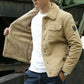 Herren Lässige Button Down Winter Jacke | Brusttasche