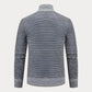 Stehkragen-Strickjacke für Herren