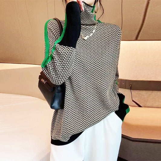 Pullover mit hohem Kragen – Kühne Raffinesse mit modernem Flair
