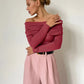 Off-Shoulder-Strickpullover - Julia