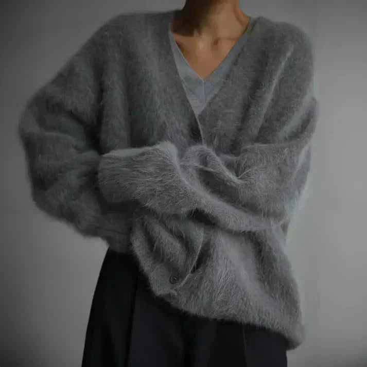 Cardigan mit Knöpfen – Sanfte Eleganz mit entspannter Raffinesse