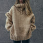 Kuscheliger Übergroß Rollkragenpullover für Damen | Winter