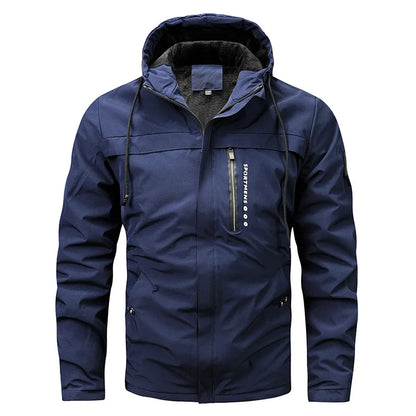 Herren Fleece Steppjacke | Langarm