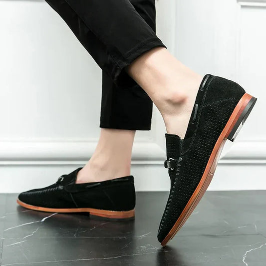 Herrenschuhe aus echtem Leder
