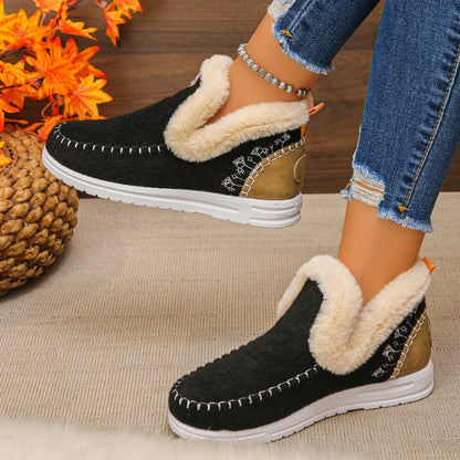 WinterEase™ Sneakers mit Handgefertigter Verarbeitung und Weichem Plüschfutter / Premium-Komfort mit Modernem Design!