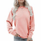 Damen Rundhalsausschnitt Winter-Sweatshirt | Langarm