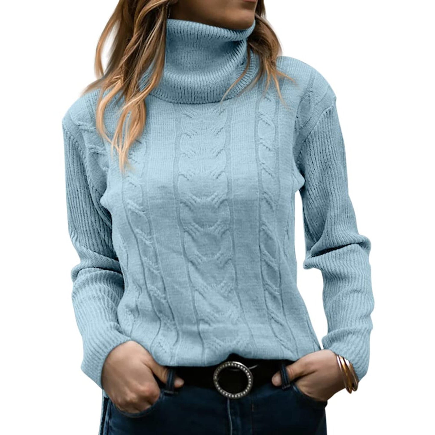 Zopf-Rollkragenpullover – Klassische Wärme mit elegantem Stil