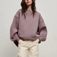 Dunkelgrauer Oversize Pullover - Luisa