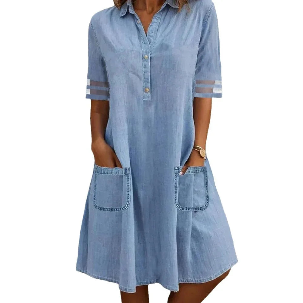 Sofia Denim-Kleid