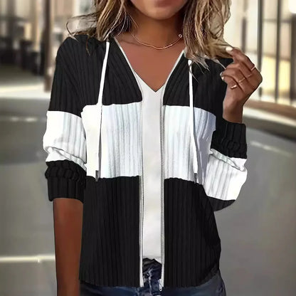 Damen Kapuze Winter Sweatshirt | Lässig