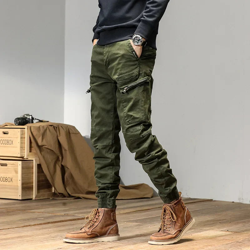 Khaki Cargo Jogginghose - Noah