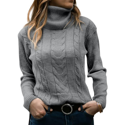 Zopf-Rollkragenpullover – Klassische Wärme mit elegantem Stil