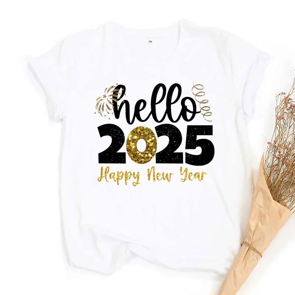 Hello 2025 - Modisches T-Shirt