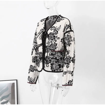 Costanza - Wendewindjacke mit Boho-Print