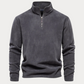 Brauner Herren Fleece-Pullover – CozyWarm