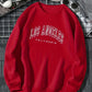 Unisex Bedrucktes Winter-Sweatshirt | Rundhalsausschnitt