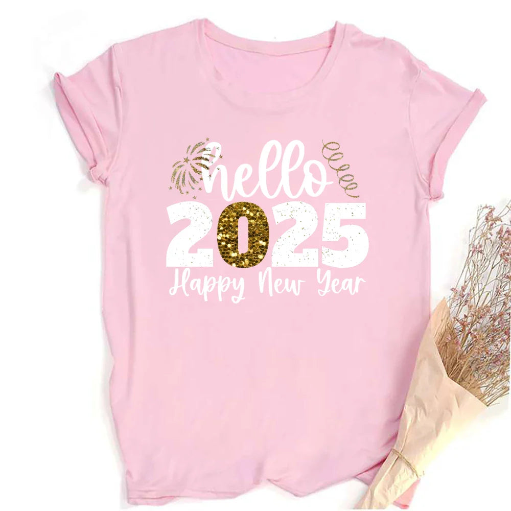 Hello 2025 - Modisches T-Shirt