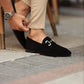 Eleganter Herren Suede Loafers mit Schnürung
