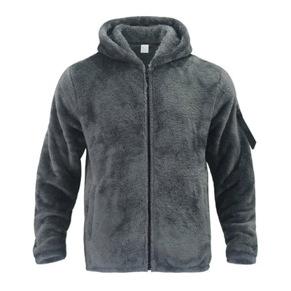 Herren Kapuze Fleece Jacke | Winter