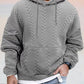 Dwight - Pullover mit strukturierter, weit geschnittener Kapuze