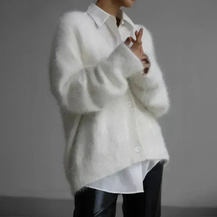 Cardigan mit Knöpfen – Sanfte Eleganz mit entspannter Raffinesse
