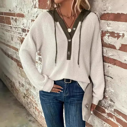 Kuscheliges Winter-Sweatshirt für Damen | Mit Kapuze