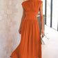 Emmeline - Plissiertes Maxikleid für Frauen