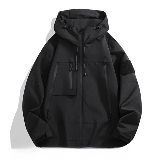 Modische Softshell Jacke für Herren | Mit Kapuze