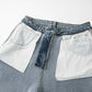 Schwarze High-Waist Jeans - Sophia