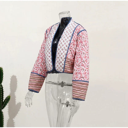 Costanza - Wendewindjacke mit Boho-Print