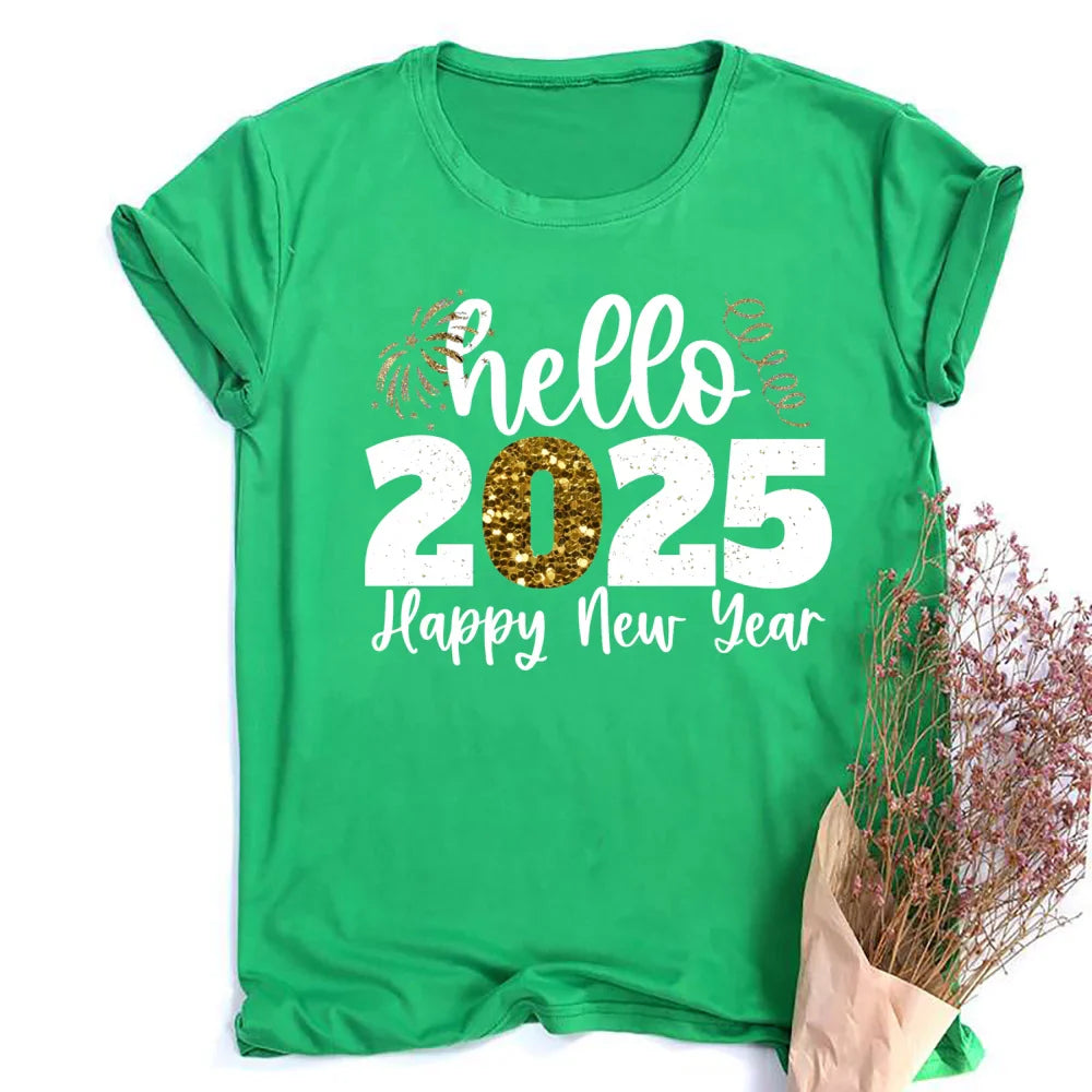 Hello 2025 - Modisches T-Shirt