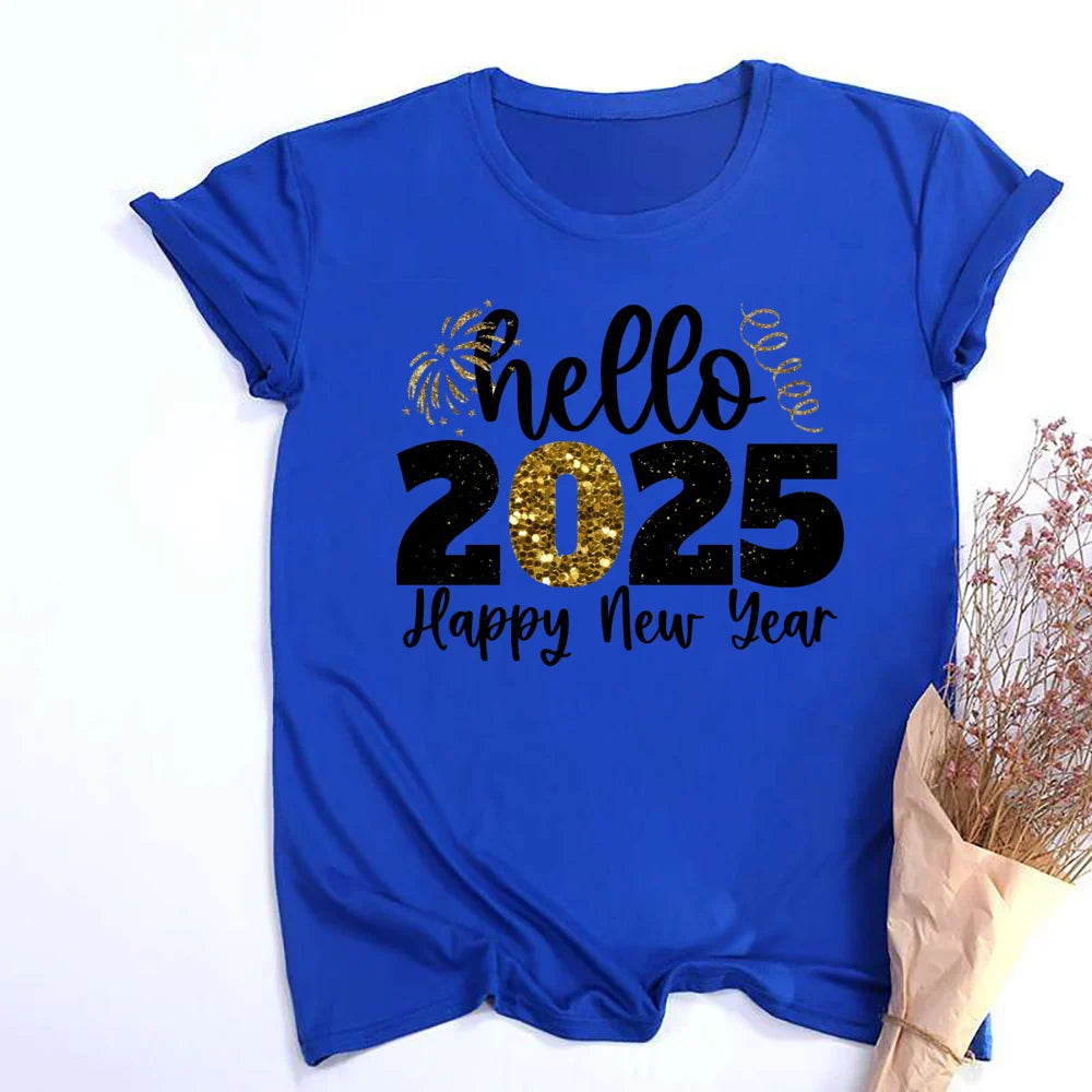 Hello 2025 - Modisches T-Shirt