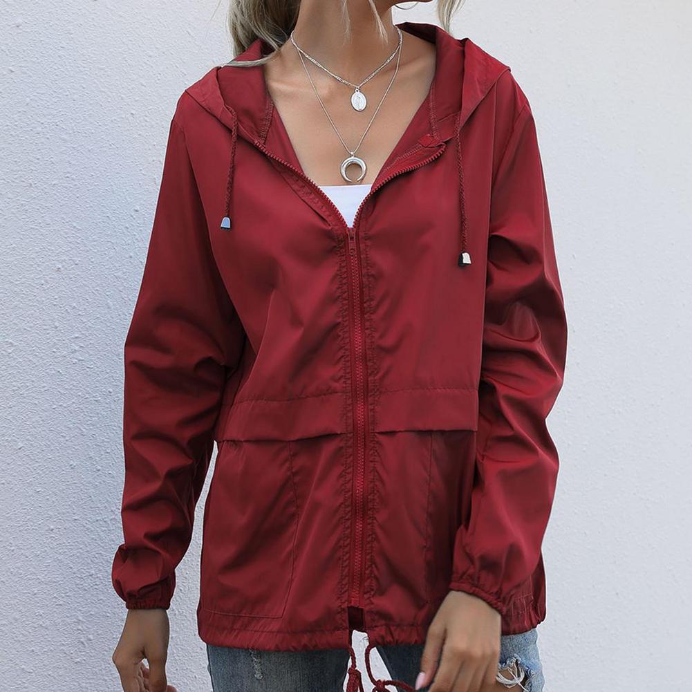 Winddichte Sommerjacke mit Kapuze - Eliana