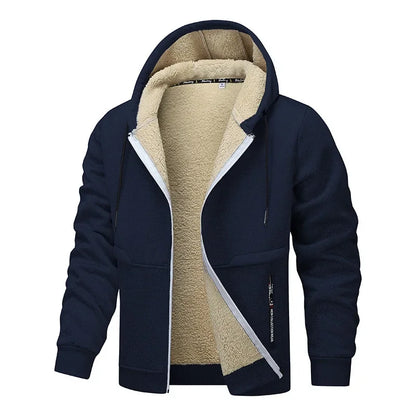 Herren Lässig Fleece Jacke | Winter