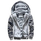 Herren Fleece Steppjacke | Mit Kapuze